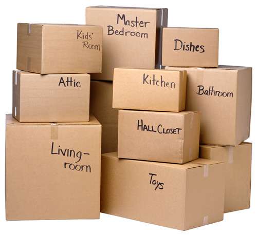 Always label moving boxes with their contents rather than just the room it belongs