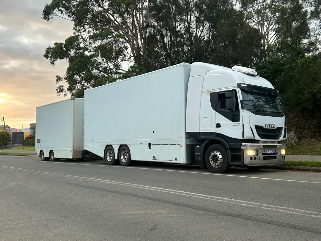 Iveco and Trailer - Tuggerah Removals and Storage Iveco and Trailer