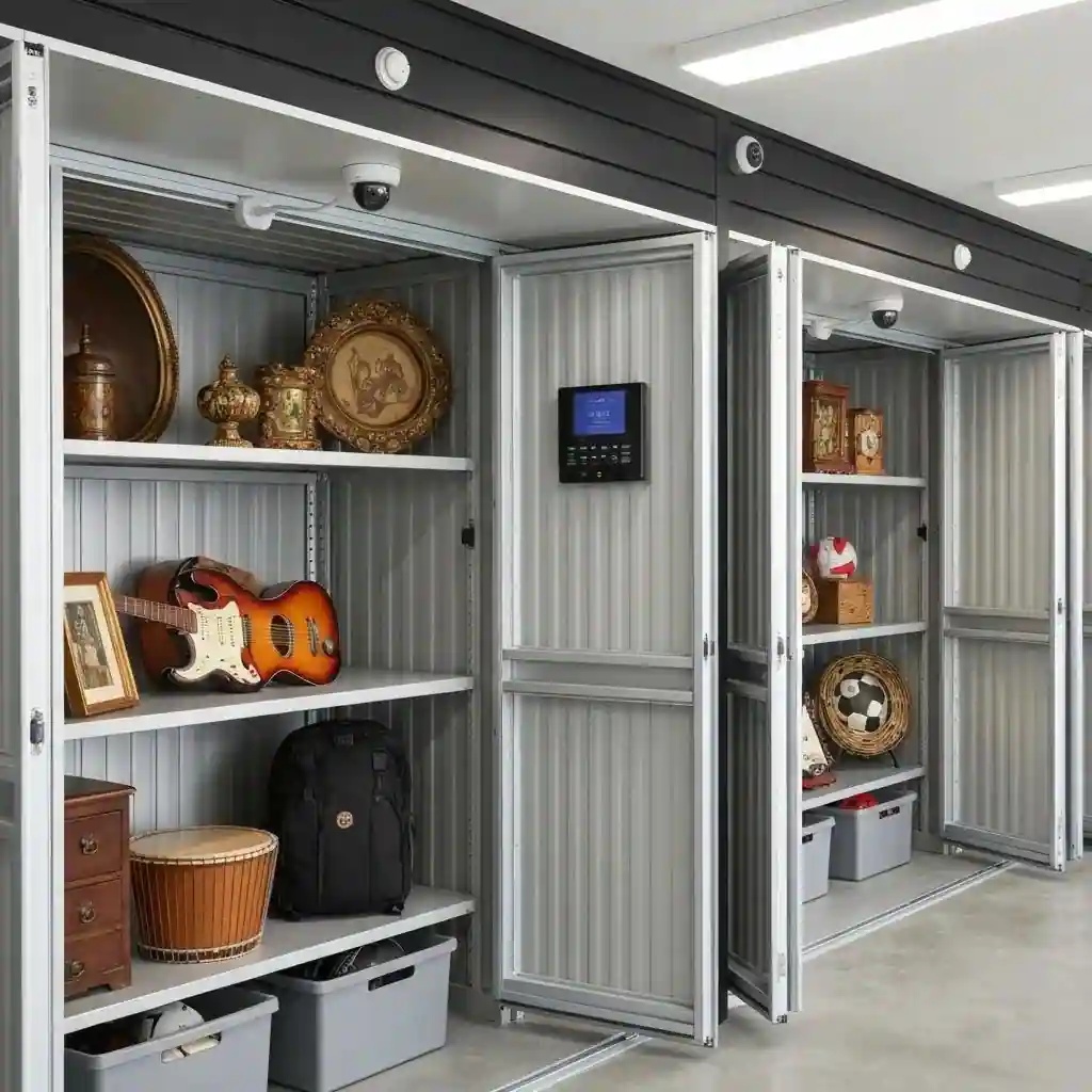 Modern-storage-facility - Tuggerah Removals and Storage Modern storage facility with secure units, emphasizing safety and organization for stored belongings